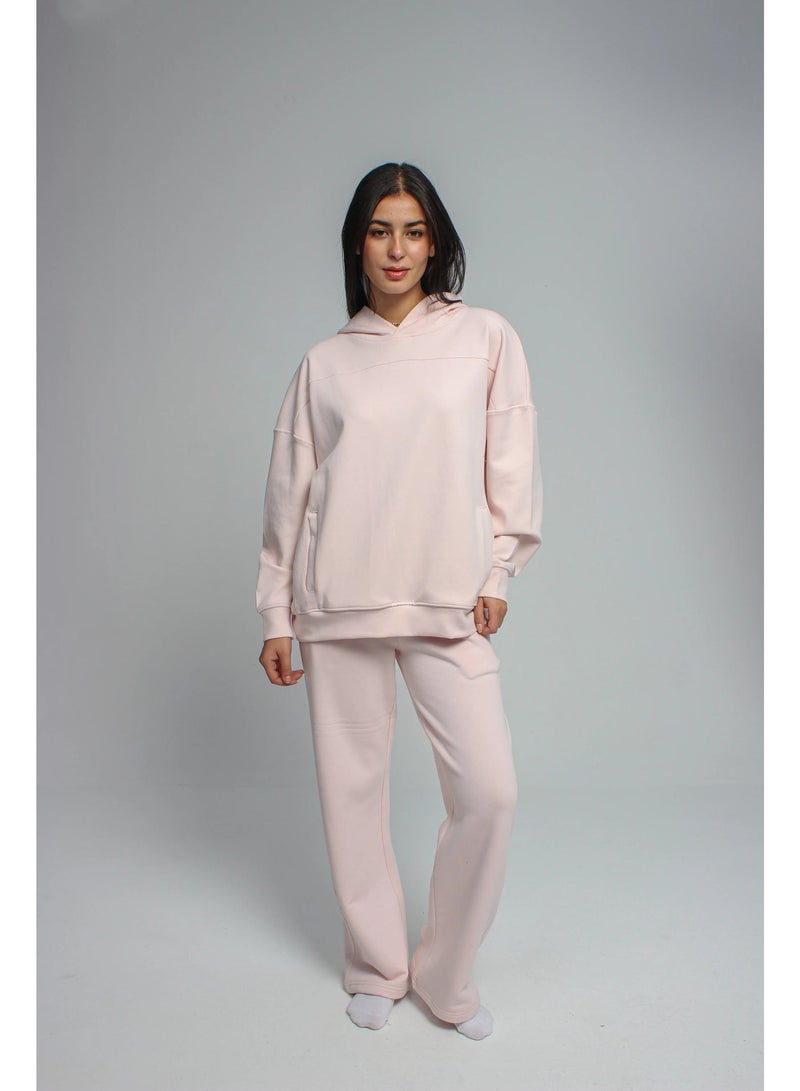 Basic Look Oversized Scuba Hoodie - Image 4